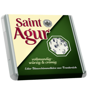 Fruchtiger Puten-Wrap mit Saint Agur-Guacamole